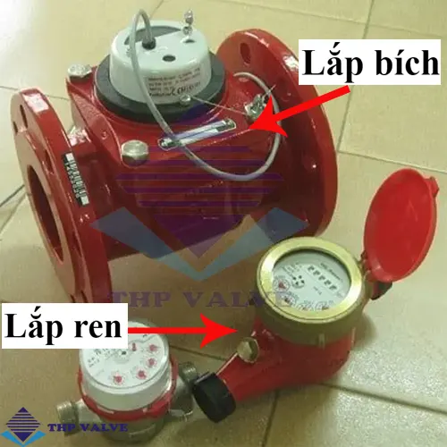 Đồng hồ đo nước nóng lắp ren