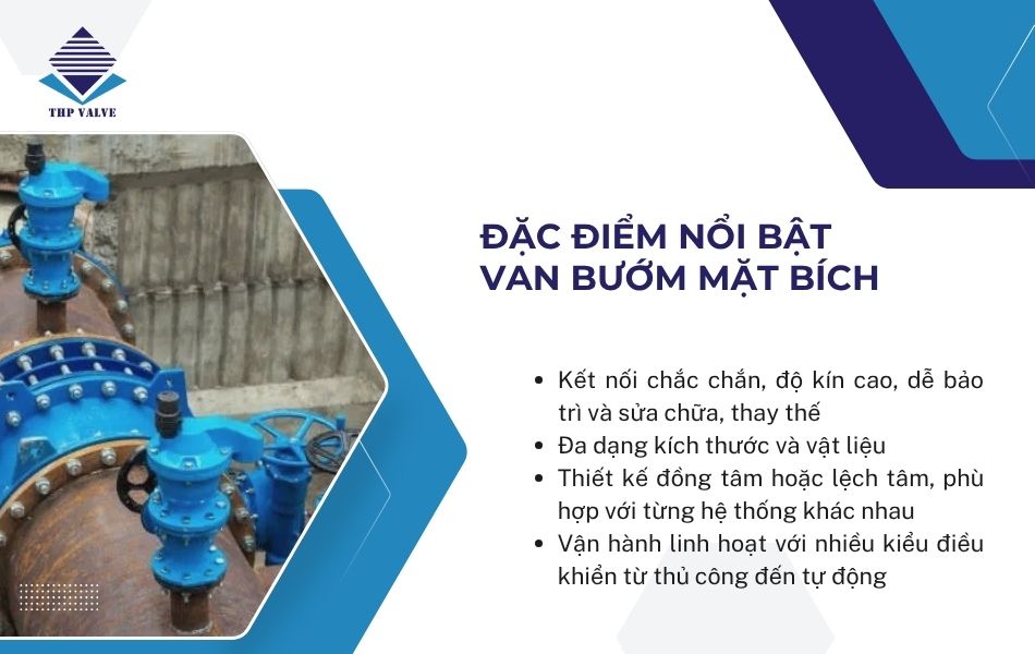 đặc điểm van bướm mặt bích