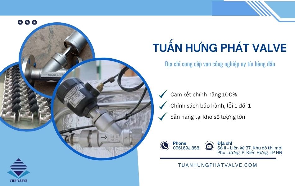 địa chỉ mua van xiên khí nén chính hãng, giá tốt
