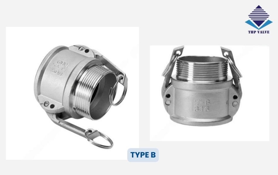 Khớp nối nhanh inox kiểu B