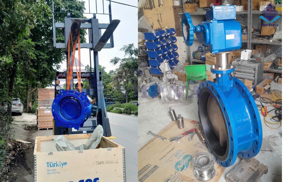 van bướm mặt bích sẵn size và kiểu dáng tại kho tuấn hưng phát valve