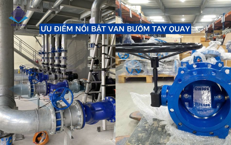 ưu điểm van bướm tay quay