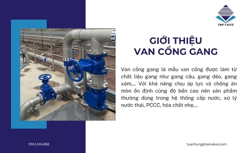 van cổng gang