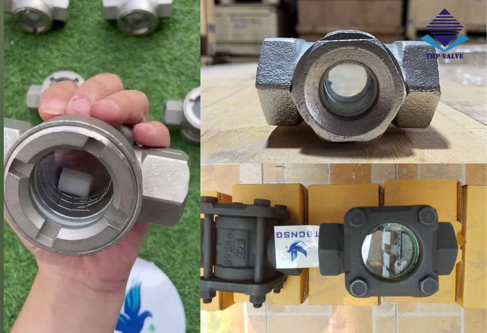 Van kính soi lắp ren sẵn hàng tại kho Tuấn Hưng Phát
