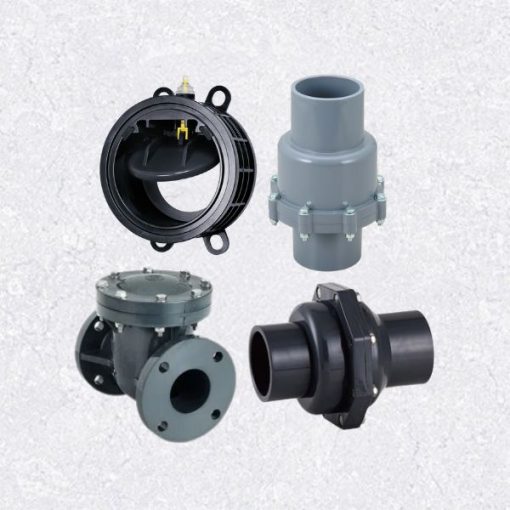 Van một chiều nhựa lá lật
