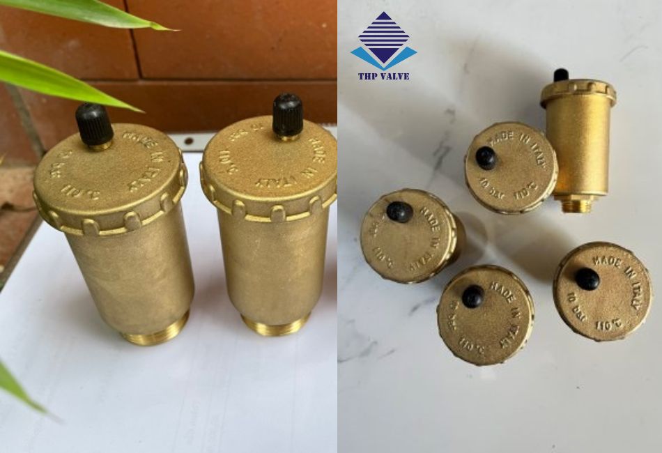 Van xả khí ren đồng sẵn hàng số lượng lớn tại kho Tuấn Hưng Phát