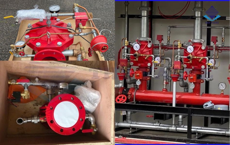 Cập nhật hình ảnh thực tế lắp đặt van xả tràn cho THP Valve cung cấp trong hệ thống