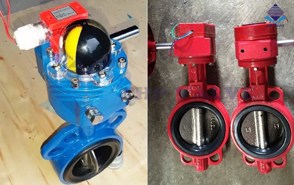 van bướm tín hiệu điện giá tốt tại kho tuấn hưng phát valve