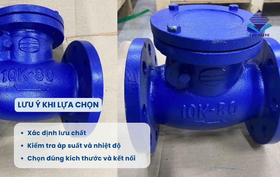 Lưu ý khi lựa chọn van 1 chiều lá lật Hàn Quốc