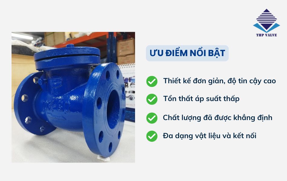 ưu điểm van 1 chiều lá lật hàn quốc