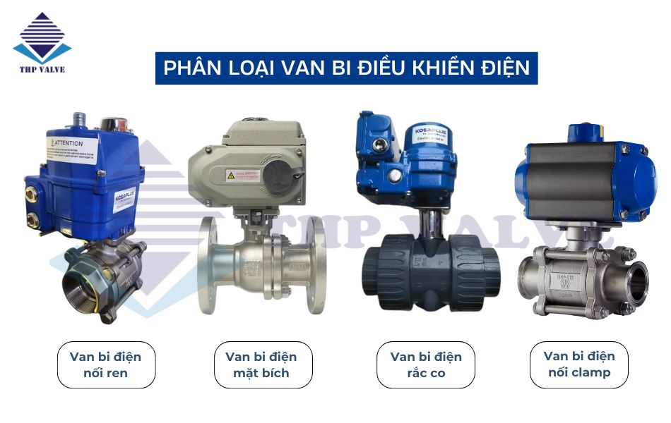 các loại van bi điều khiển điện