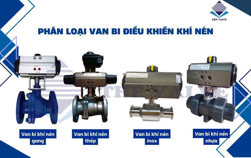 phân loại van bi điều khiển khí nén hiện nay