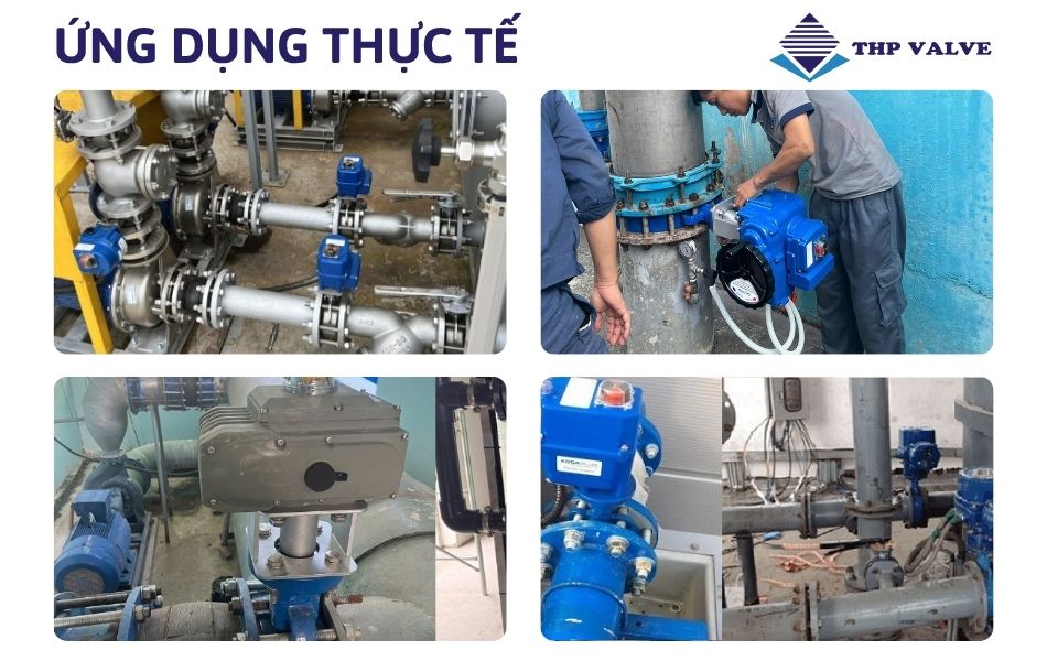 ứng dụng van bướm điều khiển điện