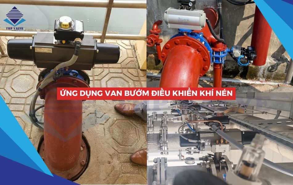 ứng dụng van bướm điều khiển khí nén