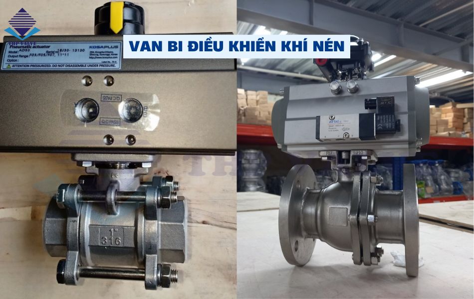 van bi điều khiển khí nén