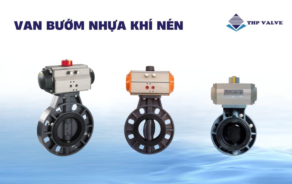 van bướm nhựa điều khiển khí nén