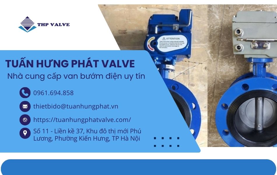 địa chỉ mua van bướm điều khiển điện mặt bích