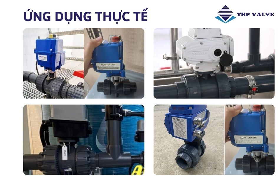 ứng dụng van bi nhựa điều khiển điện