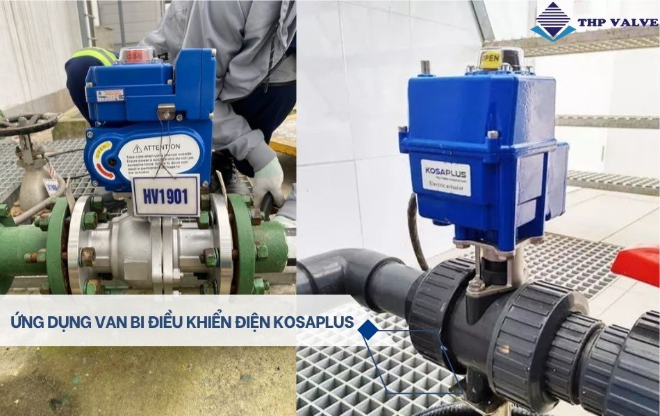 ứng dụng van bi điều khiển điện kosaplus