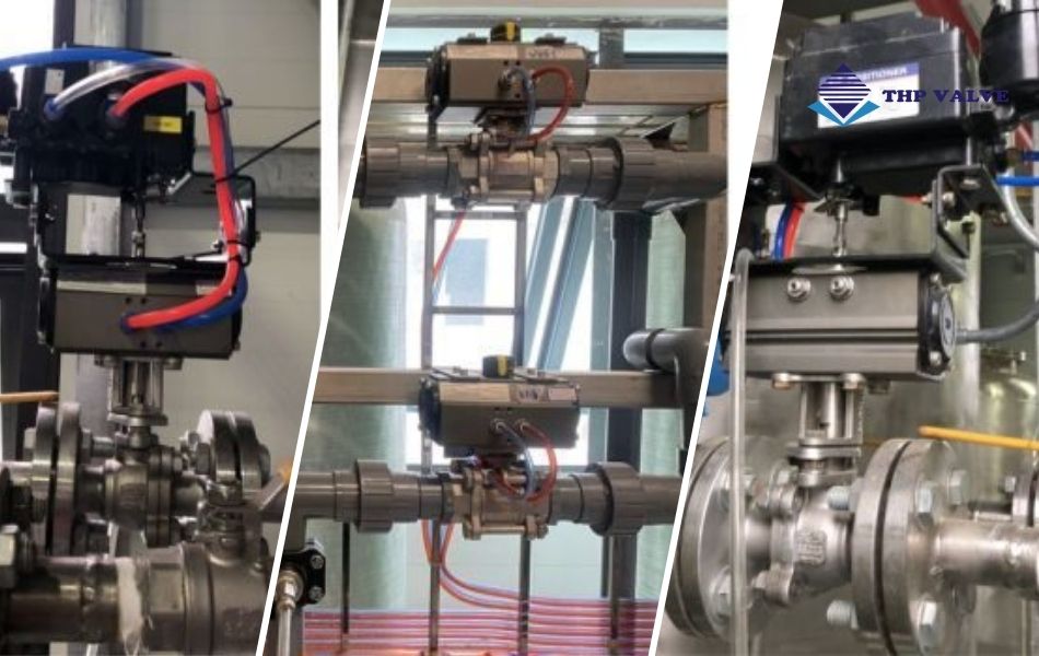 ứng dụng van bi điều khiển khí nén kosaplus