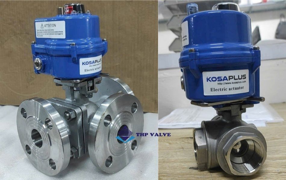 van bi 3 ngã điều khiển điện kosaplus