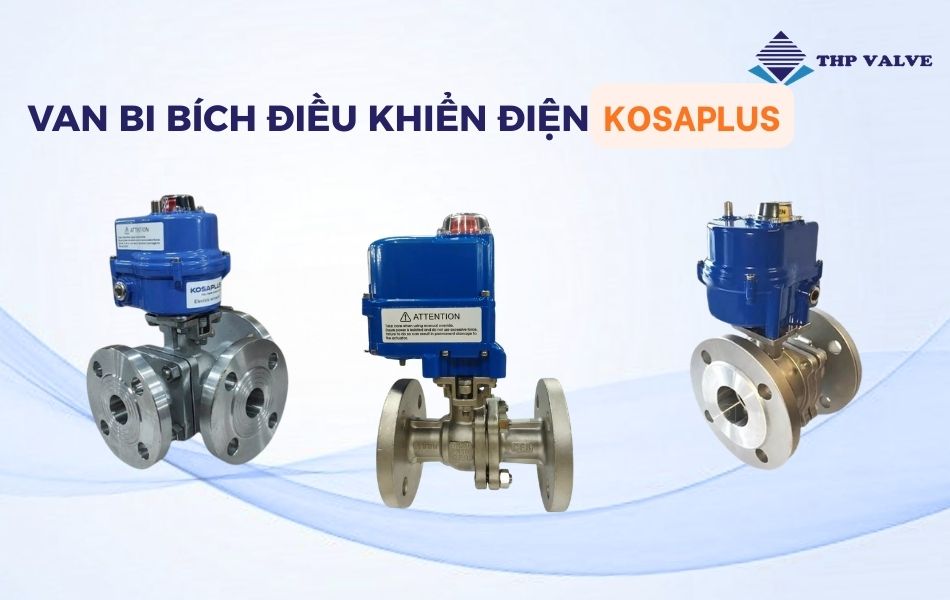 van bi mặt bích điều khiển điện kosaplus