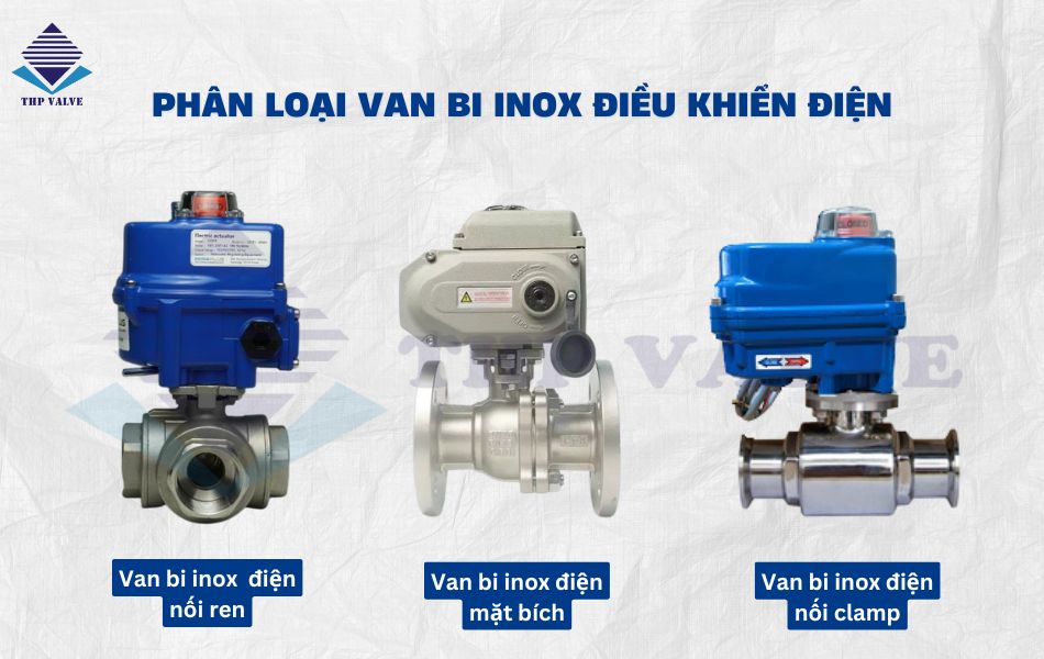 phân loại van bi inox điều khiển điện