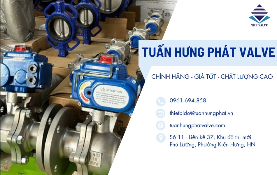tuấn hưng phát valve phân phối trực tiếp van bi inox điều khiển điện