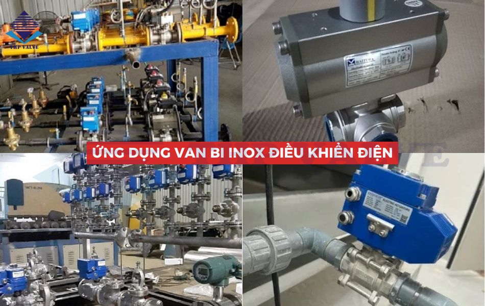 ứng dụng van bi inox điều khiển điện