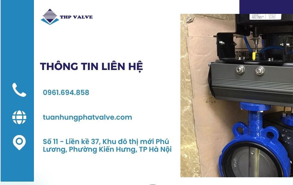 địa chỉ mua van bướm gang điều khiển khí nén hàn quốc