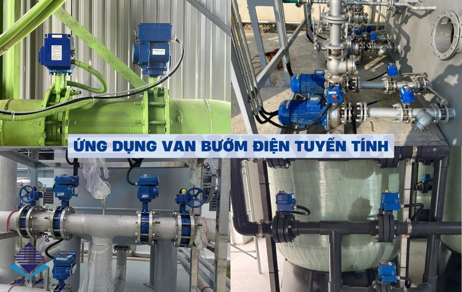 ứng dụng van bướm điều khiển điện tuyến tính