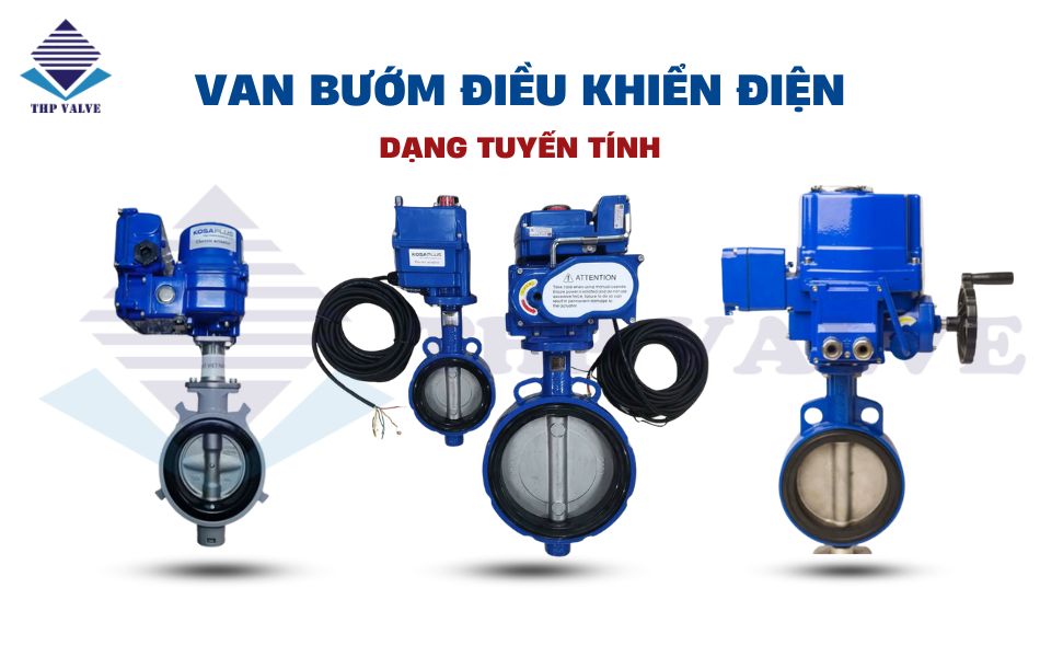 van bướm điều khiển điện tuyến tính