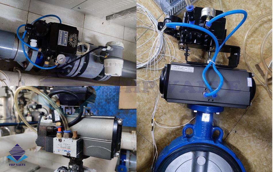 ứng dụng van bướm điều khiển khí nén tuyến tính