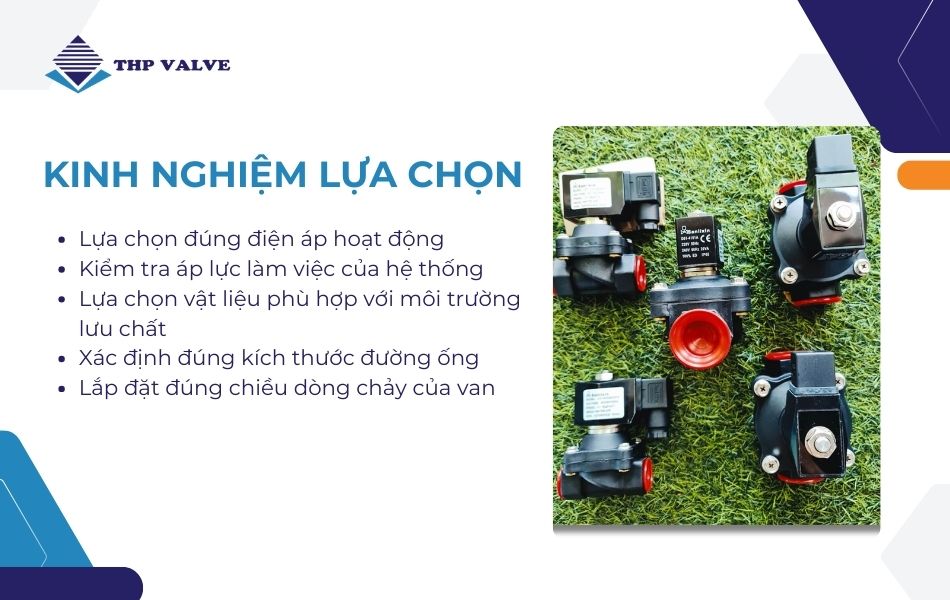 kinh nghiệm lựa chọn van điện từ nhựa