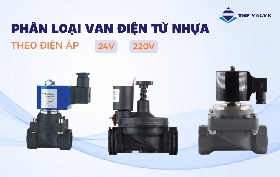 phân loại van điện từ nhựa theo điện áp