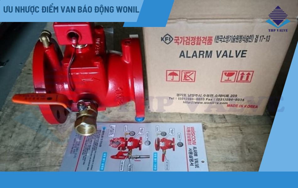 ưu điểm van báo động Wonil
