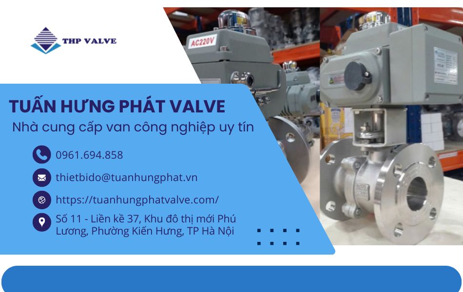 địa chỉ mua van bi lắp bích điều khiển điện haitima