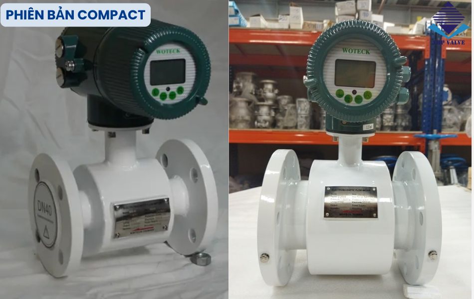 Đồng hồ nước điện tử Woteck màn hình liền