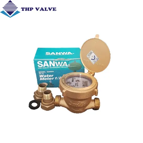 Hình ảnh đồng hồ nước Sanwa nhập khẩu trực tiếp thái lan