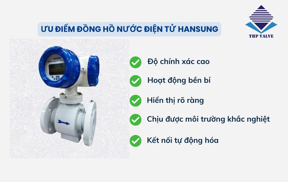 Đánh giá đồng hồ nước điện tử thương hiệu Hansung Hàn Quốc