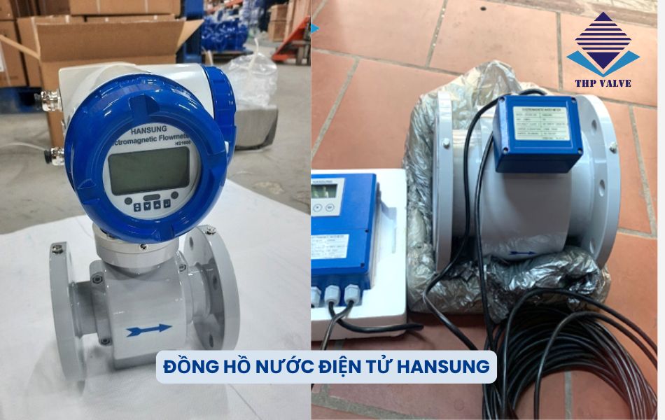 đồng hồ nước điện tử hansung
