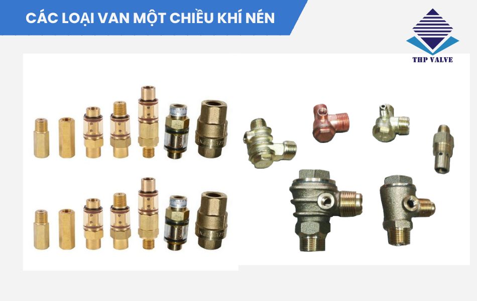 các loại van một chiều khí nén