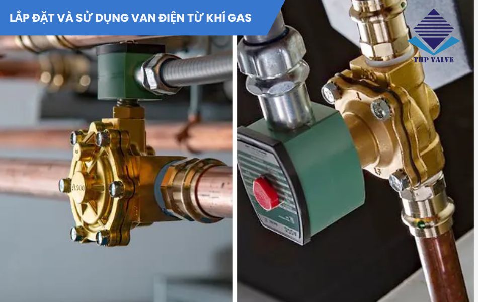 cách lắp đặt van gas điện từ