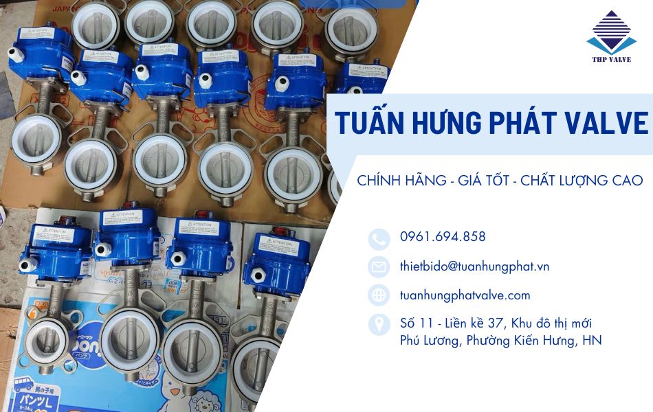 tuấn hưng phát valve phân phối trực tiếp van bướm wafer chính hãng