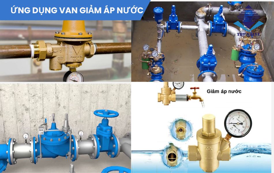 ứng dụng van điều chỉnh áp suất nước