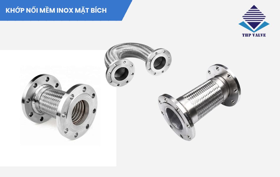 Khớp nối mềm inox mặt bích