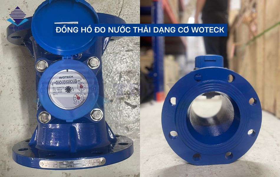 Đồng hồ đo nước thải dạng cơ Woteck