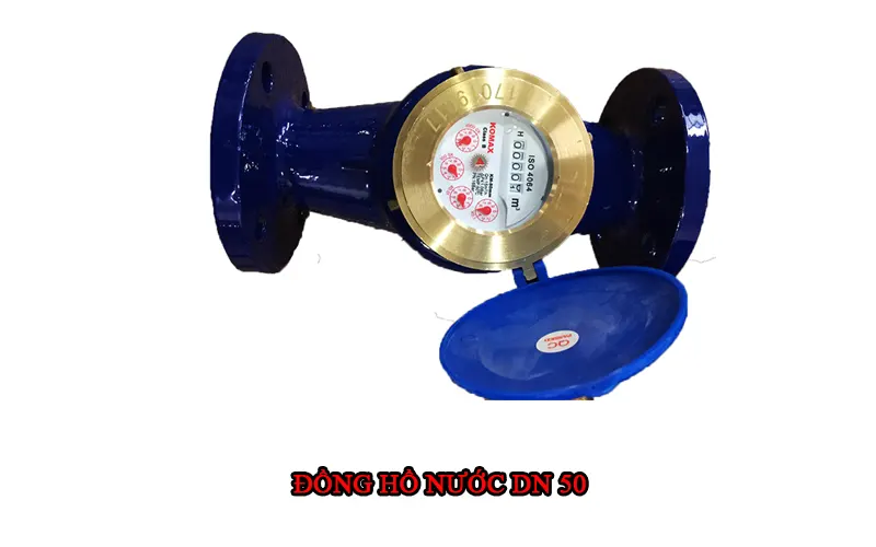 Đồng hồ đo nước Dn50 lắp bích