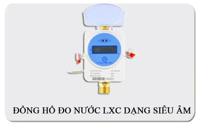 THP cung cấp Đồng hồ đo nước LXC dạng siêu âm, bảo hành 24 tháng