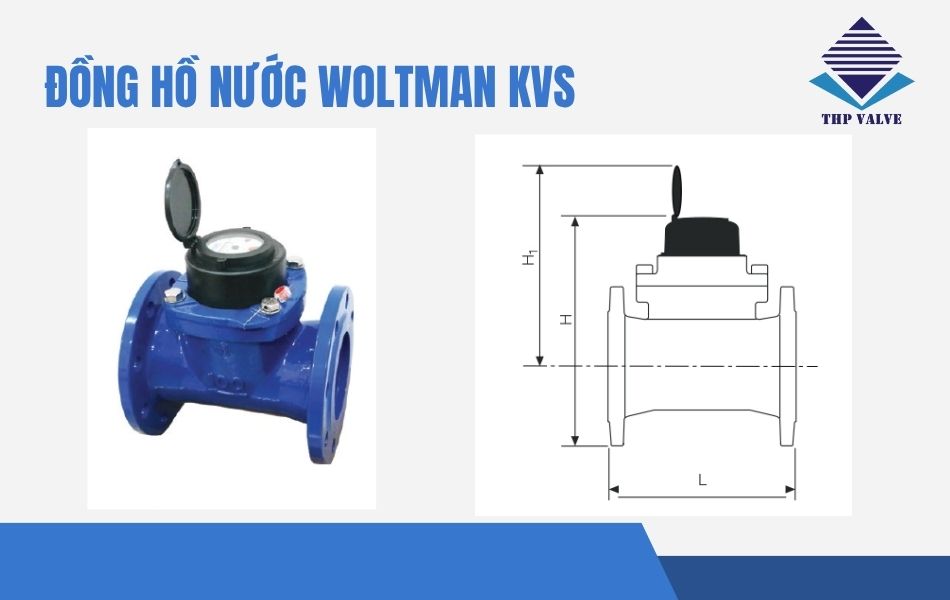 đồng hồ nước woltman kvs